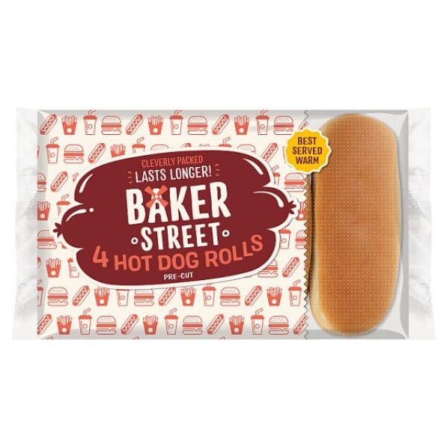 Baker Street Hot Dog Rolls