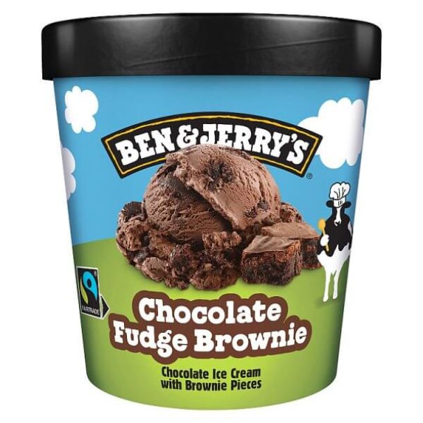 Ben & Jerry's Ice Cream Tub Chocolate Fudge Brownie