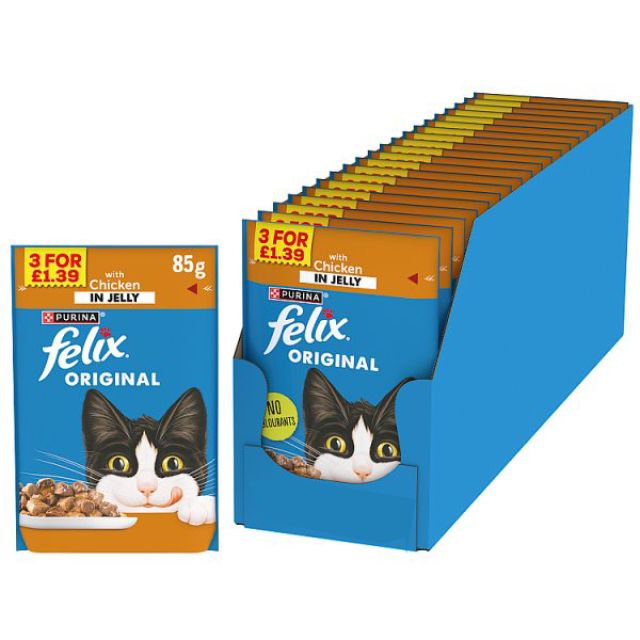 FELIX Original Chicken in Jelly Wet Cat Food