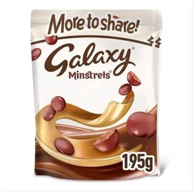 Galaxy Minstrels Milk Chocolate Buttons Pouch Bag