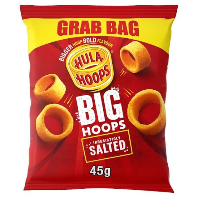 Hula Hoops Big Hoops Salted Grab Bag