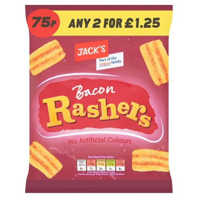 Jacks Bacon Rashers