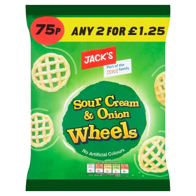Jacks Sour Cream & Onion Wheels