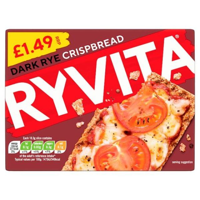 Ryvita Dark Rye Crispbread