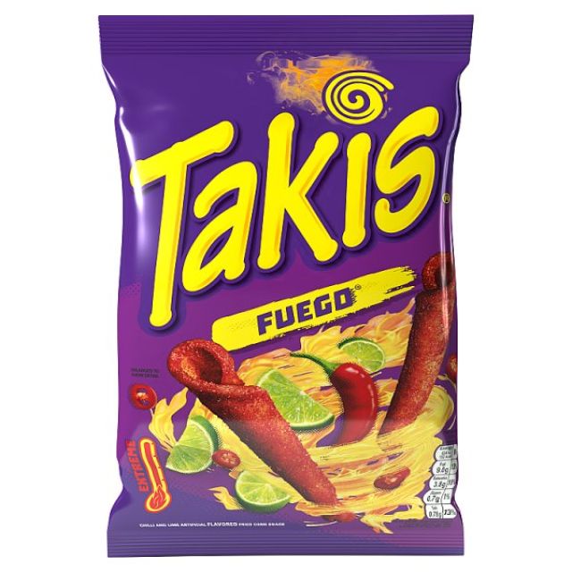 Takis Fuego Chilli and Lime