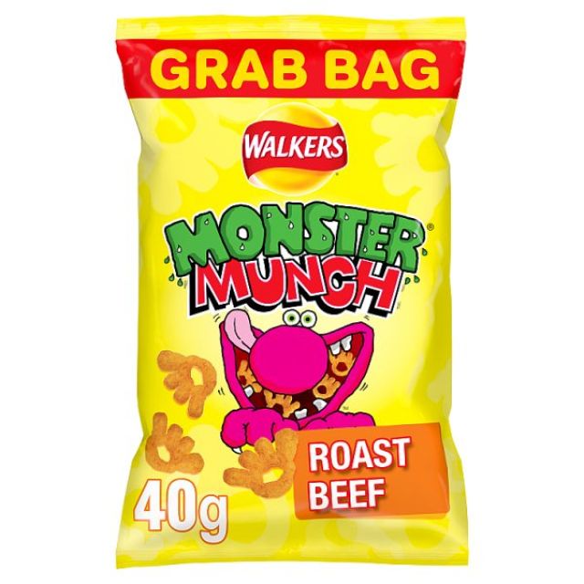 Walkers Monster Munch Roast Beef Grab Bag