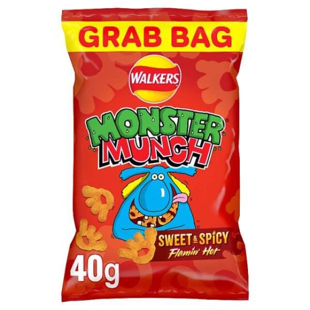 Walkers Monster Munch Sweet & Spicy Grab