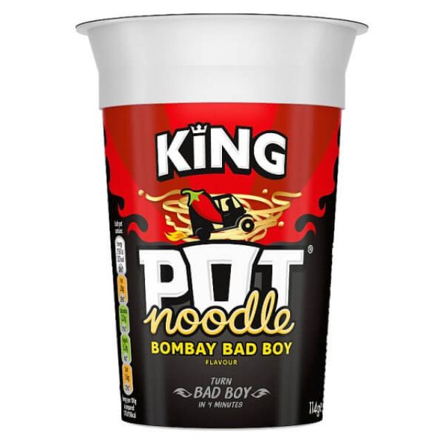 Pot Noodle Bombay Bad Boy King Pot